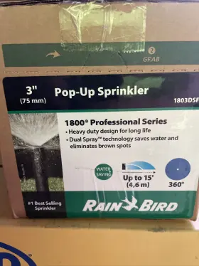 1803dsf Rain Bird 3 Inch Pop-up Sprinkler Case Of 18 1803dsf Rain Bird 3 Inch Pop-up Sprinkler Case Of 18