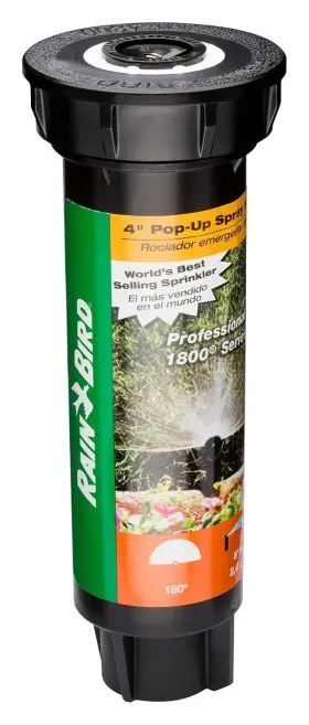 1804h-25 Rain Bird 1800 Series 4 Inch H Half-circle Pop-up Sprinkler Blacks