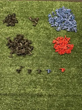 2045a Rain Bird 2045n Lot Of Mixed - Rainbird Maxi-paw Maxi-bird P5r Nozzles Over 100 Pieces