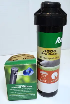 Rain Bird 313043272236 Rainbird 3500 Series Pro Rotor Pop-up Sprinkler With 1/2ft Inlet 19ft-32ft Distance