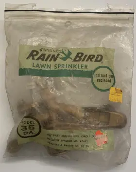 35da Rain Bird Vtg Nos Original Full/part Circle Brass Impact Sprinklers Model