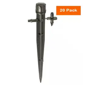 Rain Bird 445044489474 0-13 Gph Full Circle Pattern Micro Bubblers On Stake 20-pack