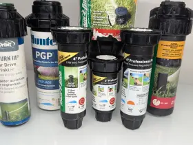 54509 Rain Bird Lot Of Pop Up Sprinklers For Lawn Irrigation