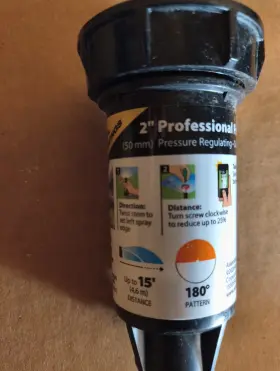7014754 Rain Bird Spray Head Popup Hc 2 Inch 1800 Series H Half-circle Pop