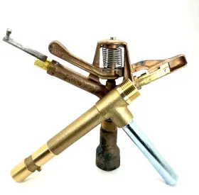 70v-l Rain Bird Softball/baseball Field Special 70b Brass Impact Sprinkler And #44 Key