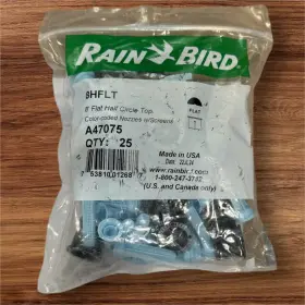 Rain Bird 753810012687 25 Pack - Rainbird 8hflt 8ft Half Flat Spray Nozzle Circle W Filter Screen