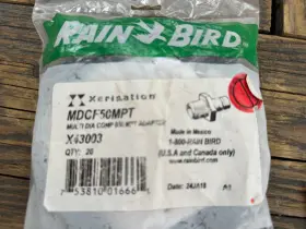 X43000 Rain Bird 753810012809 Rainbird Mdcfcoup Multi-diameter Compression Coupling Lot Of 20 Pcs