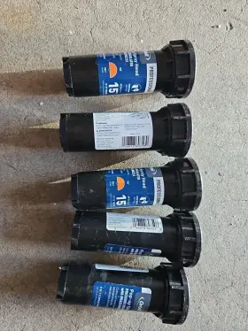 80358 Rain Bird Lot Of 5 Orbit 3 Inch Professional Spray Head Sprinkler 180 Degree 15ft Reach B16