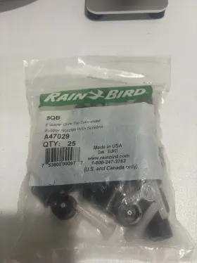 A47029 Rain Bird 5qb Bubbler Nozzle Quarter Circle 5ft With Screens Black 25 Pack