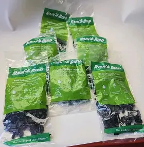 Fe10-25x Rain Bird 7 Flag Drippers 1 Gph 25 Pack New/free Ship 175 Total