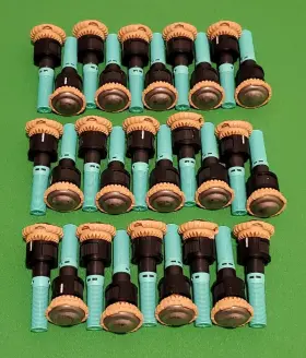 Rvan18 Rain Bird Lot Of 29 Used Rotary Nozzles 13ft-18ft 45 -270 Rvan18 Rain Bird Lot Of 29 Used Rotary Nozzles 13ft-18ft 45 -270