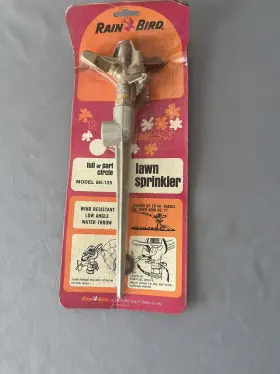 Sk-125 Rain Bird Lawn Sprinkler Model Nip Vintage
