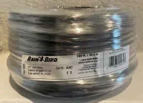 T22-100sx Rain Bird - 1/4 Inch Plastic Drip Irrigation Tubing 100 Ft. Spool -brand New