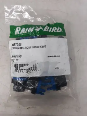 Xbt056 Rain Bird 6-outlet Multiout Shrub Xbug Emitters Lot Of 10 Xbt056 Rain Bird 6-outlet Multiout Shrub Xbug Emitters Lot Of 10