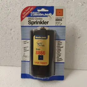 8866 Rain Jet Nos Vintage Gold Series Sprinkler Large Square Up To 25ft X 8866 Rain Jet Nos Vintage Gold Series Sprinkler Large Square Up To 25ft X