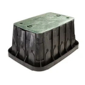 Rainbird 753810017958 Rain Bird Vbsprh - Super Jumbo Irrigation Valve Box 15 Tall Black Body