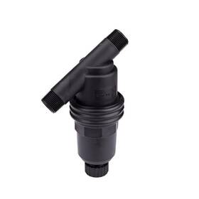 Raindrip 60400ub Plastic Black 720 Gph Drip Irrigation Mpt Y-filter 3/4 Inch - De