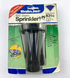 831c Rainjet New Sprinkler Head Small Quarter Adjustable Radius 800 Series Nos