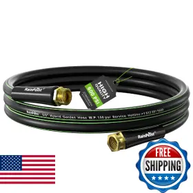 B0drnfrvw2 Rainpoint Short Garden Hose 10ft X 5/8 Inch Water Heavy Duty Flexible Lightweig