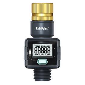 Rainpoint B0fc694rf5 Water Flow Meter With Brass Inlet 5% Accuracy Max Measured Consumpt