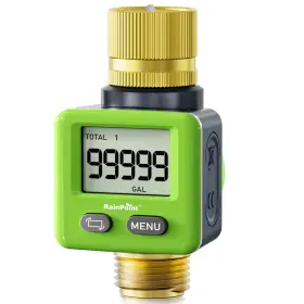 B0fr8h1rxh Rainpoint Water Flow Meter 5% Accuracy Pure Brass Inlet And Outlet