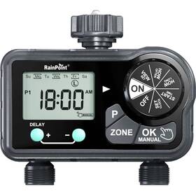 Rainpoint B0g4n9wlw2 Sprinkler Timer With 3 Different Programs Hose For Garden