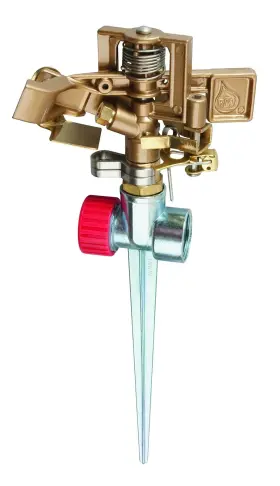 Rw-99535c Rainwave Metal Full Or Part Circle Impulse Sprinkler On Spike