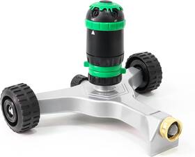 Restmo O-ls-21-gn Gear Drive Sprinkler With Wheeled Base 5-pattern Multi-adjustable Lawn S