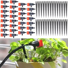 Rfdm1103003 Rf Reenfaya 30pcs Garden Irrigation Dripper Drip Emitters For 1/4 Inch Tubing