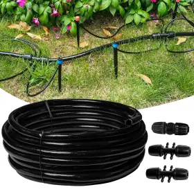 Tubing002 Riboud 50 Ft 1/2 Inch Drip Irrigation Tubing Main 50ft Tube Black Tubing002 Riboud 50 Ft 1/2 Inch Drip Irrigation Tubing Main 50ft Tube Black