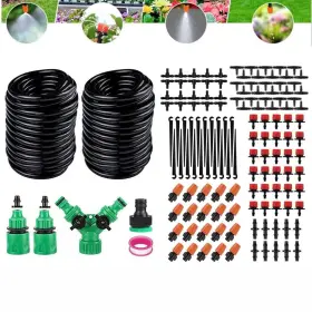65289 Rilicco 100ft Hoses) 100 Ft Drip Irrigation System Kit Automatic Garden Watering Misting F 65289 Rilicco 100ft Hoses) 100 Ft Drip Irrigation System Kit Automatic Garden Watering Misting F