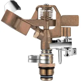 Sprinkler-1241 Ripeng 1/2 Inch Brass Impact Sprinkler Head Adjustable 20 Degree To 360