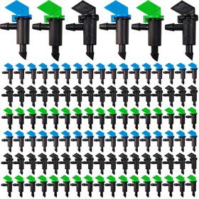 Ronyoung 445006628668 102pcs Drip Emitter 3 Colors Garden Flag Irrigation Drippers In Sizes