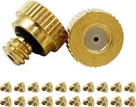 Rf14205 Ruofeng Mister Nozzles Brass For Outdoor Cooling System Low-pressure 0.6 Mm