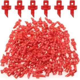 Safycaby 744110648195 100pcs Drip Irrigation Emitters Micro Sprinkler Heads Garden Lawn Water Sp