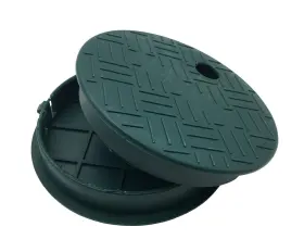 Seuleme 750743773715 Pneumatic Valve Box Cover Lid 6 Inch Round Sprinkler System Irrigation Circular V