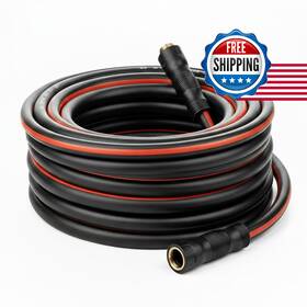 Sheechung B0fdqh8rtk Garden Hose 25ft X 5/8 Inch Heavy Duty Premium Flexible Water Lightwe