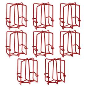Shimeyao Ri-shimeyao-2392 8 Pcs 1/2 Inch Red Fire Sprinkler Head Cage Guard Protector Cover