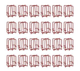 Shimeyao Ri-shimeyao-2393 20 Pcs 1/2 Inch Red Fire Sprinkler Head Cage Guard Protector Cover Watering Equip