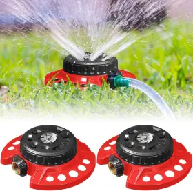 Kez-singhoow-0883 Singhoow 2 Pcs 9 Pattern Lawn Sprinkler Small Stationary Water 360 Degree Heavy Kez-singhoow-0883 Singhoow 2 Pcs 9 Pattern Lawn Sprinkler Small Stationary Water 360 Degree Heavy