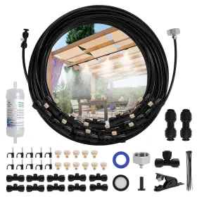 Ms002 Somhe Misters For Outside Patio 33ft Misting Cooling System Kit With Water Filter F