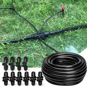 Spalolen 791684720260 100ft 1/2 Inch Drip Irrigation Tubing With 10 Pack To