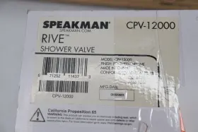 Cpv-12000 Speakman Echo Pressure Balancing Shower Valve Brass Cpv-12000 Speakman Echo Pressure Balancing Shower Valve Brass
