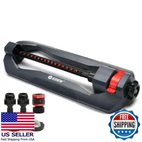 B09n9zqwqs Stanley Oscillating Lawn Sprinkler For Yard Covers 3 600 Sq Ft Heavy Base