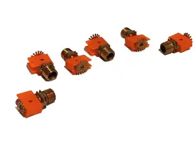S2801 Star Galaxy Lot Of 6 Standard Spray Pendant Fire Ceiling Sprinkler Heads