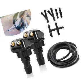 Ngpsz1300bl-2m Strendier Nghe 2-pc With 2 Metehose 6 Water Pipe Connectors Universal Front Windshiel
