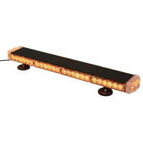 6112062 Strongway Led Warning Light Bar With Magnetic Base 26.5 Inch 54 Watts Clear