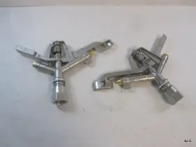 Styddi 313103389348 2 Pack 1 Inch Alloy Impact Sprinkler Adjustable 360 Degree