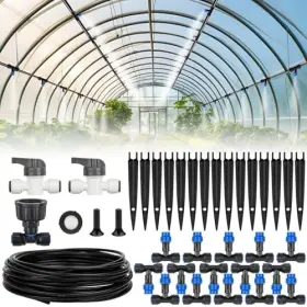 Us-sx-n-dgtz-be-69p Sumalon 59ft Mist Drip Irrigation System Automatic Garden Watering With Us-sx-n-dgtz-be-69p Sumalon 59ft Mist Drip Irrigation System Automatic Garden Watering With