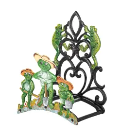 B09tkvdk1j Sungmor Cast Iron Wall Mounted Garden Hose Holder - Heavy Duty Large Capacity